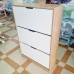 Tủ giày - thông minh Cherry 80cm vân sồi cánh trắng